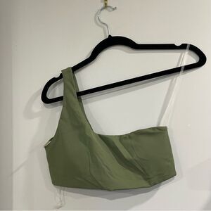 NWTโAerie One Should Swim Top Army Green M